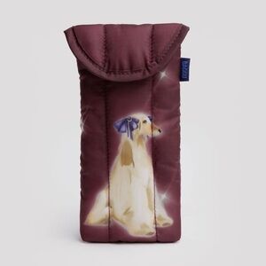 BAGGU Puffy Glasses Sleeve Case Pouch Fancy Dogs - Multi-use Pens, Brushes, Etc